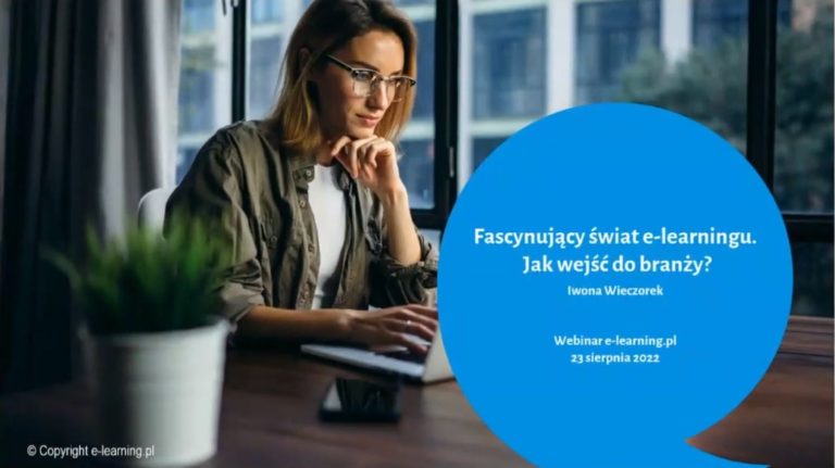 [WEBINAR] Fascynujący świat e-learningu. Jak wejść do branży?